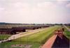 Panoramatický pohľad na Birkenau. Karanténny tábor a oplotenie tábora.